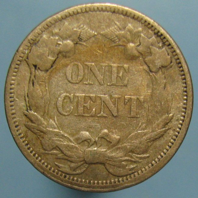 1858-Sl-Flying-Eagle-Cent---Minor-Doubling-On-Reverse-Ribbon